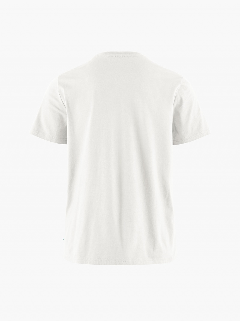 Women Klättermusen Runa Pocket T-Shirt White | 63812GTHV