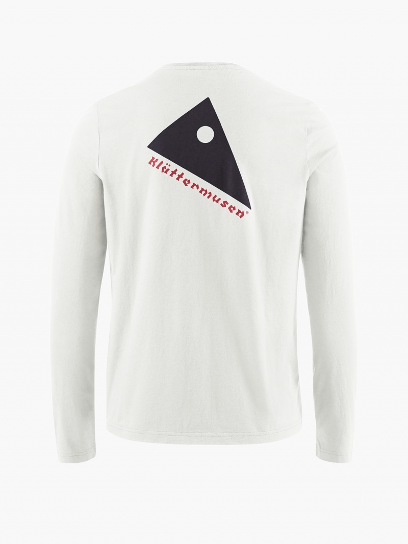 Women Klättermusen Runa Token T-Shirt White | 91874XSDY