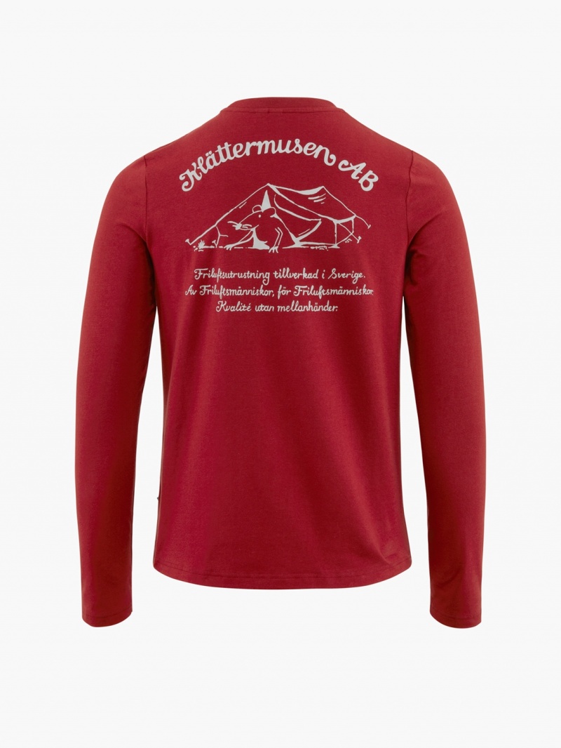 Women Klättermusen Runa Verkstad AB T-Shirt Red | 56403AJBU