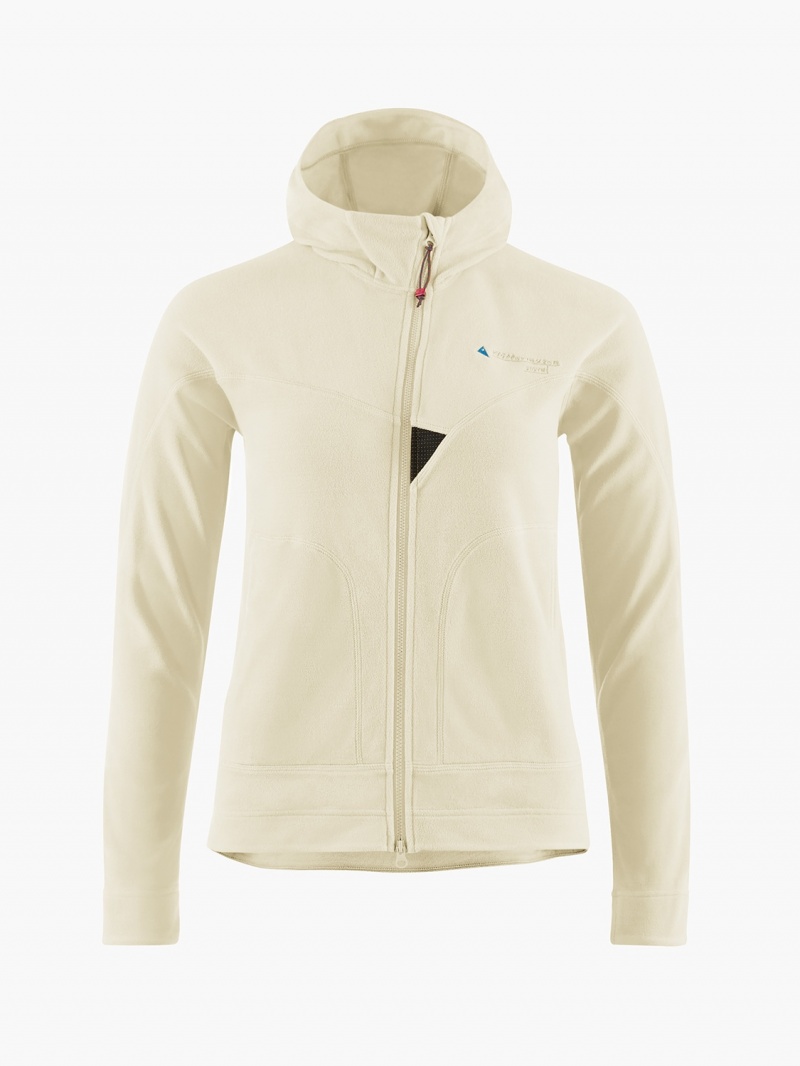 Women Klättermusen Sigyn Fleece Beige | 15670BZYO