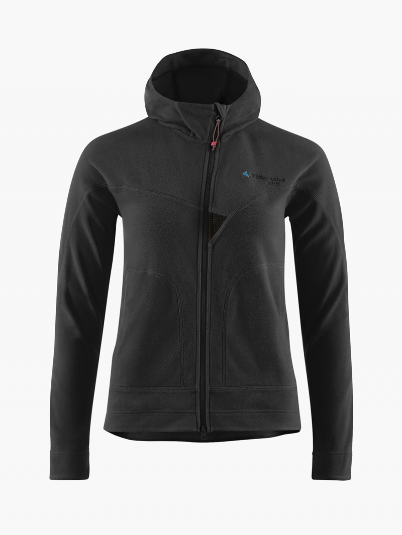 Women Klättermusen Sigyn Fleece Black | 04687PDTZ