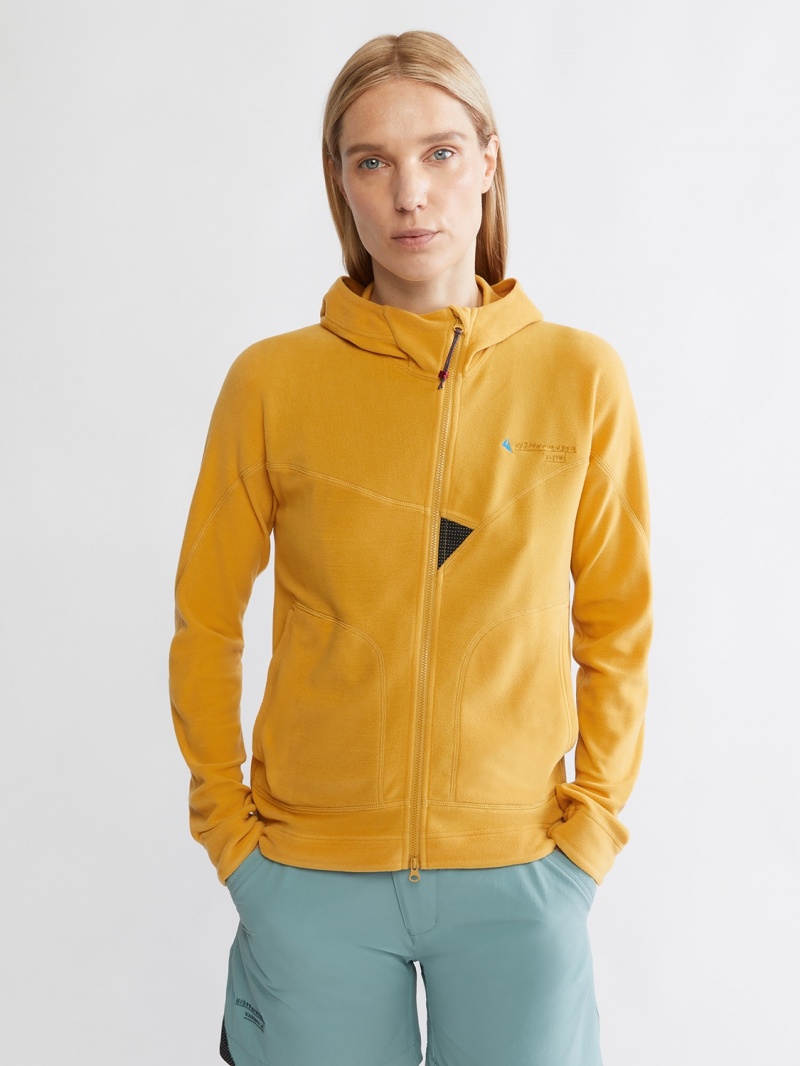 Women Klättermusen Sigyn Fleece Gold | 12683PVGC