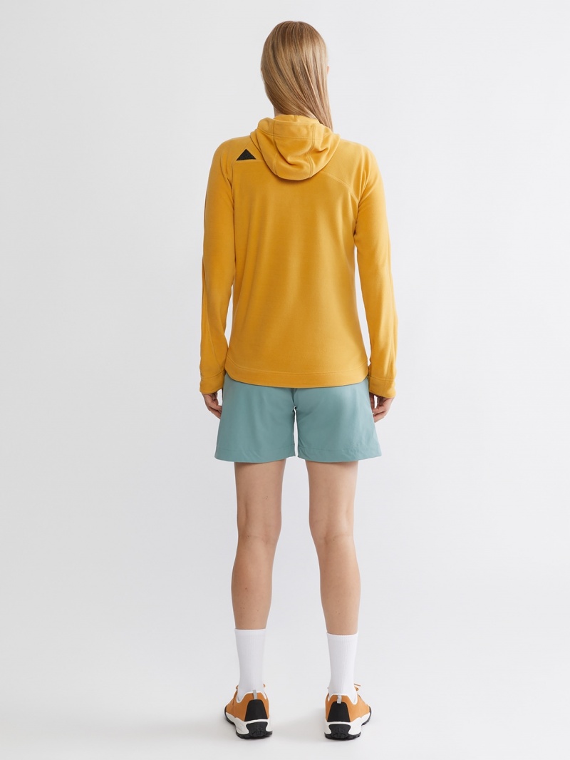 Women Klättermusen Sigyn Fleece Gold | 12683PVGC