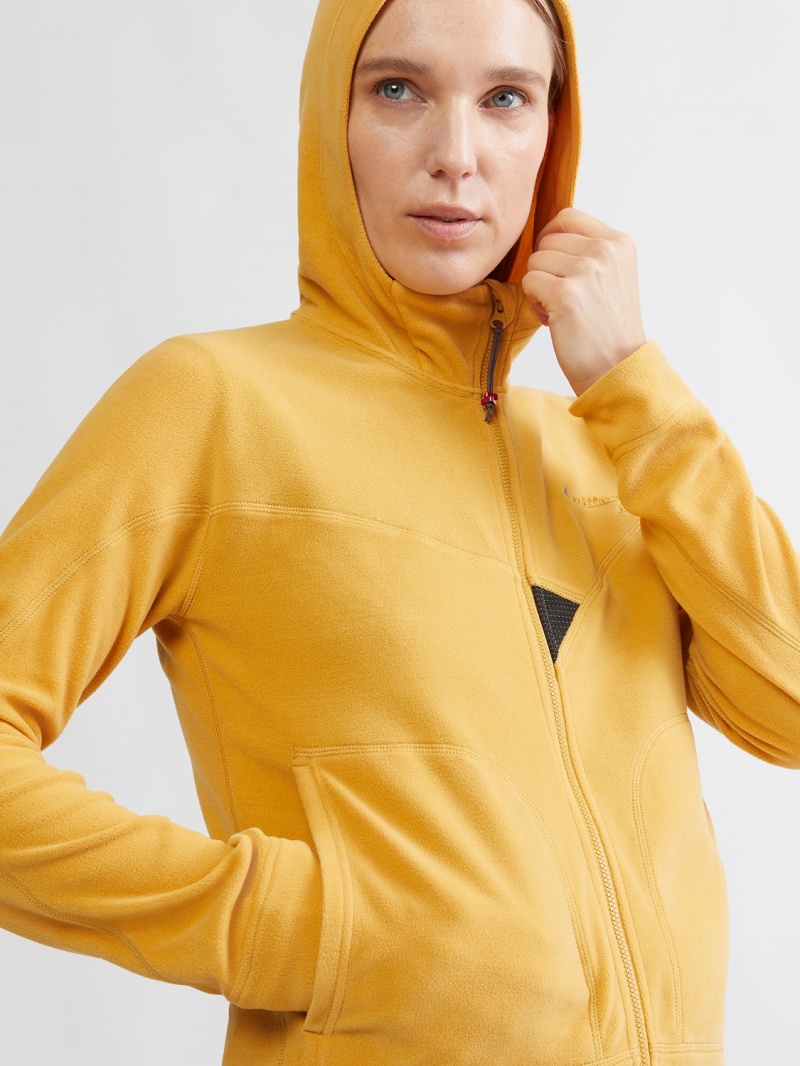 Women Klättermusen Sigyn Fleece Gold | 12683PVGC