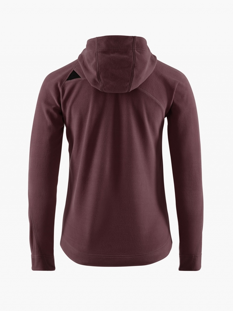 Women Klättermusen Sigyn Fleece Red | 28605GKDA