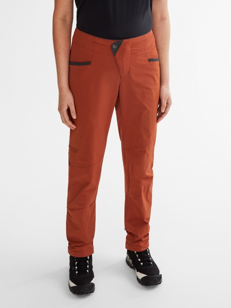 Women Klättermusen Vanadis 2.0 Pants Brown | 90853QDZO