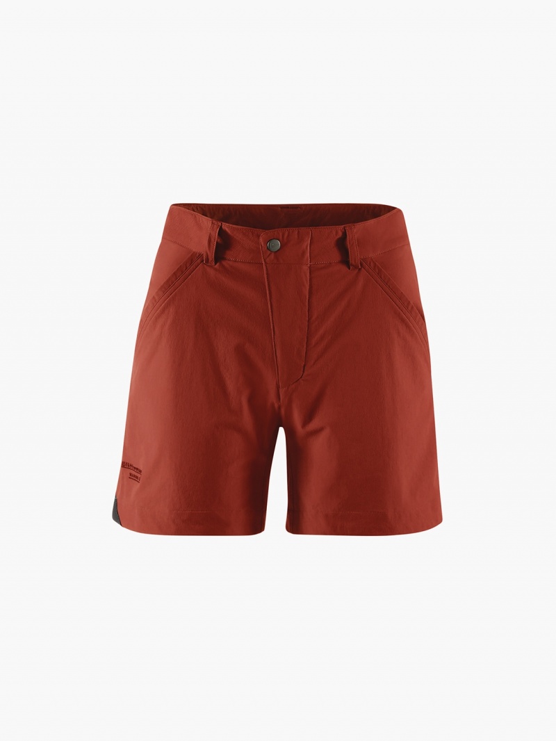 Women Klättermusen Vanadis 3.0 Shorts Red | 36817JPKB